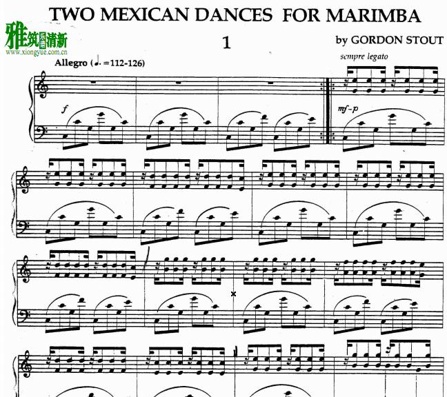 .˹gordon stout - mexican dancesī ְ