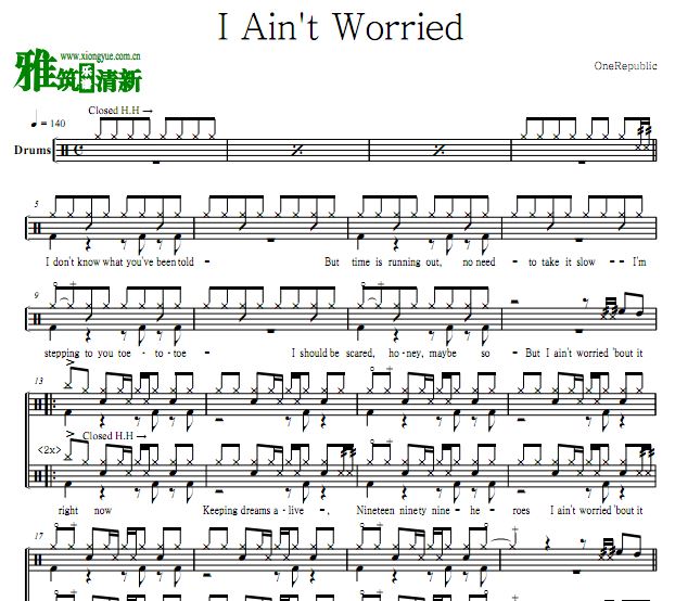 OneRepublic - I Ain't Worried