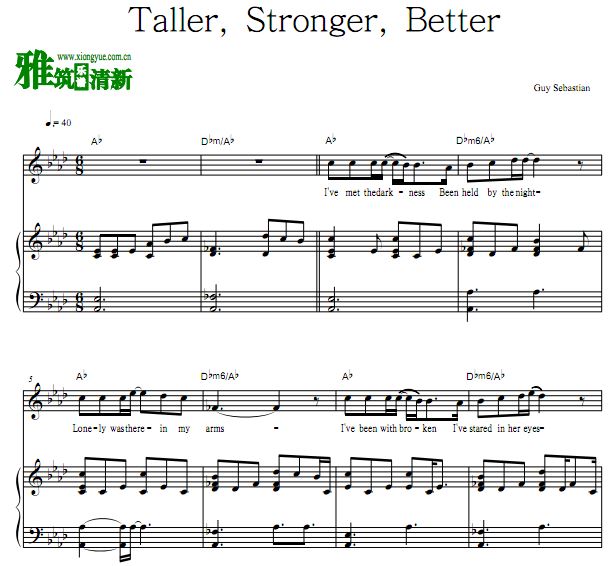 Guy Sebastian - Taller, Stronger, Betterٰ 