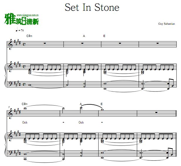 Guy Sebastian - Set In Stoneٰ ԭ