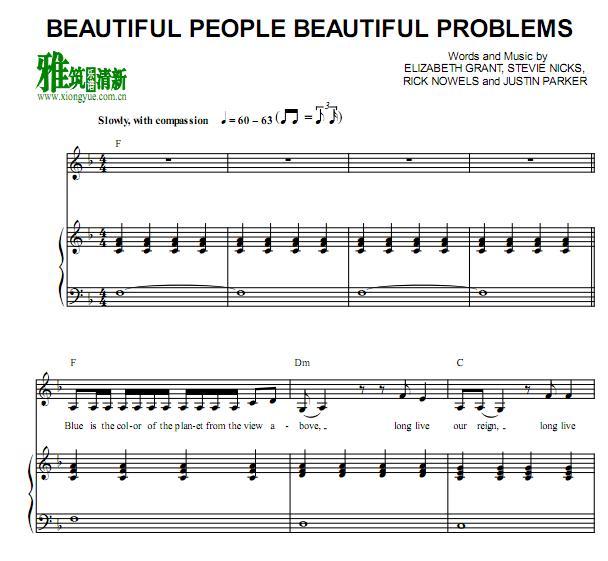 Lana Del Rey - Beautiful People Beautiful Problems