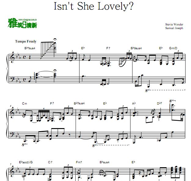 Samuel Joseph - Isn't She Lovely ʿ