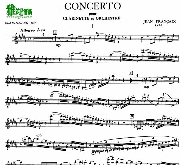 j.francaix concertoɹ