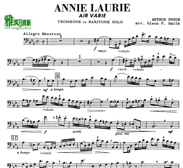 Pryor ɪ. - . Annie Laurie 