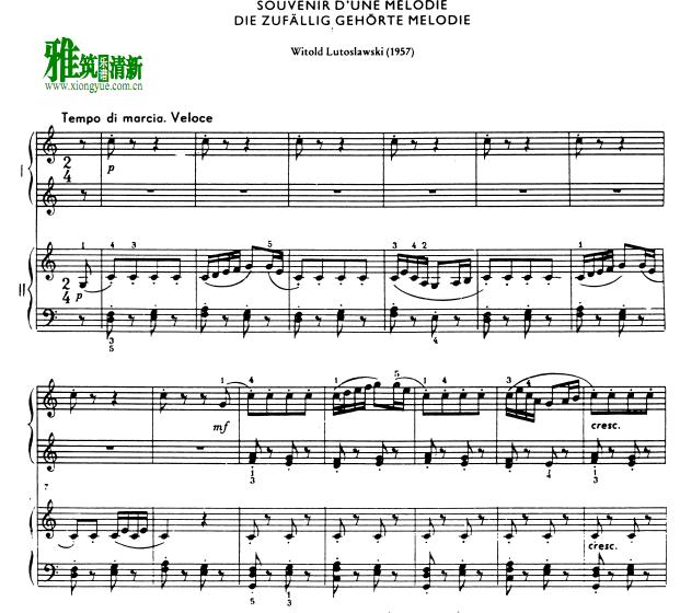 Lutoslawski ³˹˹ - Melodia 