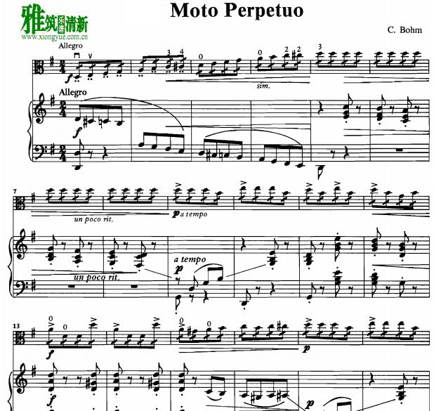 bohm ķ  moto perpetuoٸٰ