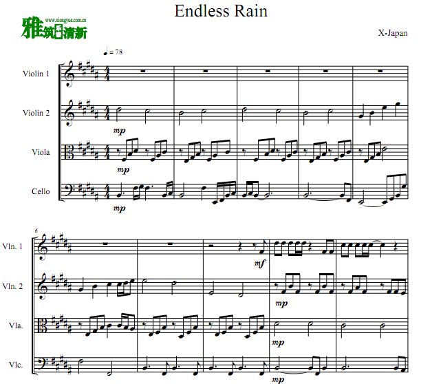 X-Japan - Endless rain 