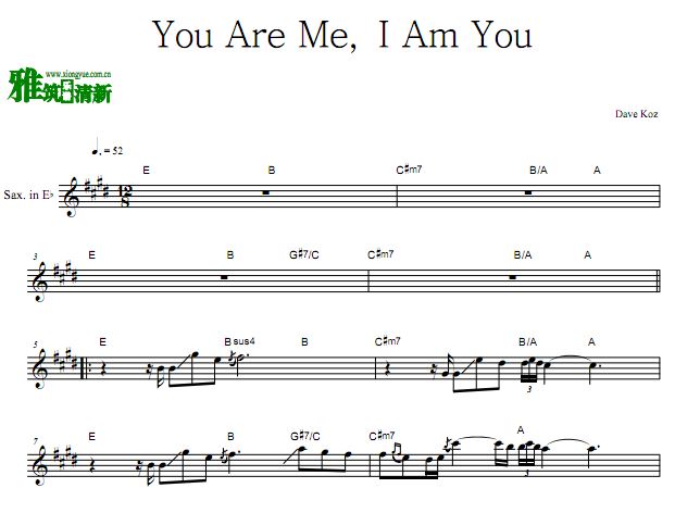 Dave Koz · You Are Me, I Am You E˹