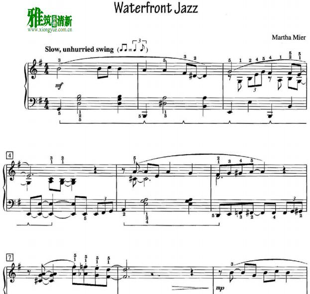 Martha Mier - Waterfront Jazz