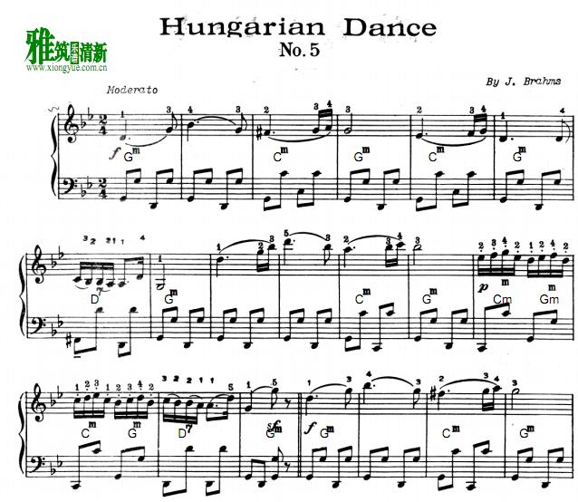 ķ˹ 5ַ Hungarian Dance No. 5