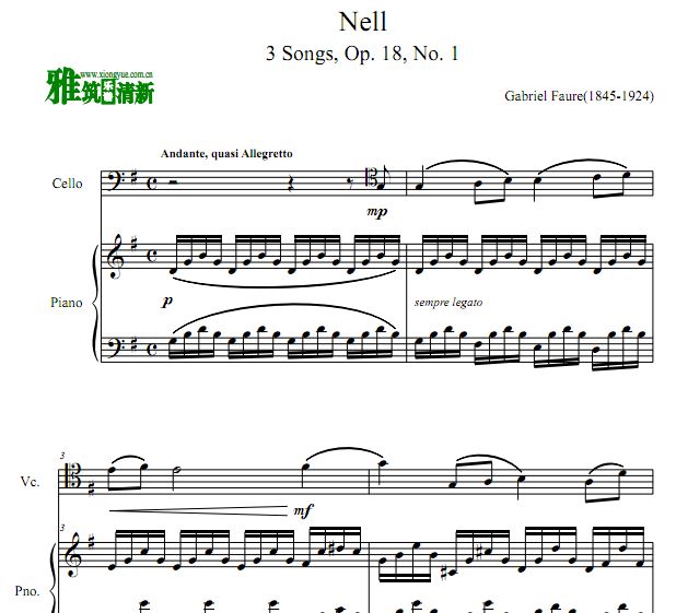   Nell Op. 18, No. 1 ζٸٰ