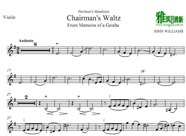 Memoirs of a Geishaռ¼  The Chairman's WaltzС