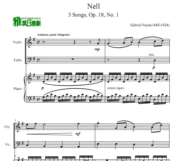   Nell Op.18 No.1 ζСٴٸٺ