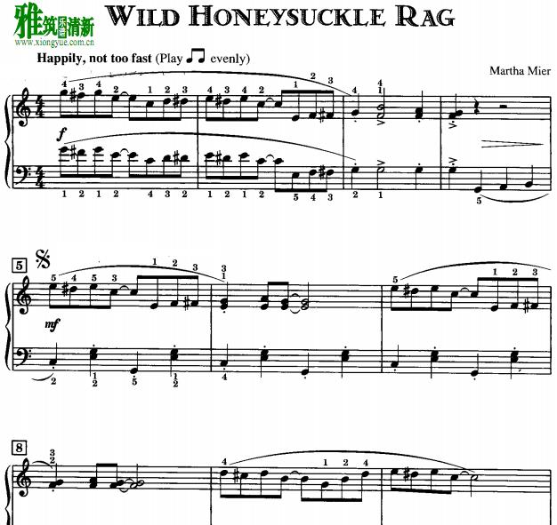 martha mier - Wild Honeysuckle Rag