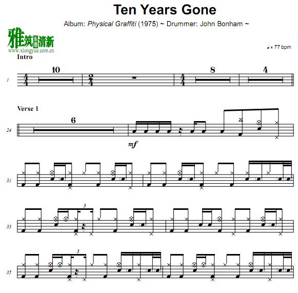 Led Zeppelin - Ten Years Gone 