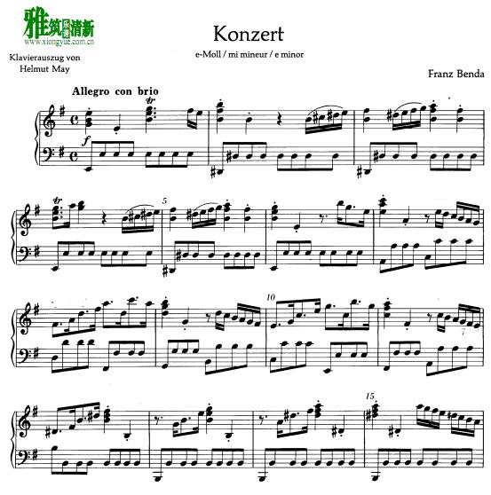  Franz Benda EСЭٰ3