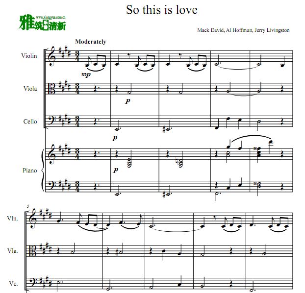 ҹ So this is love Сٴٸ