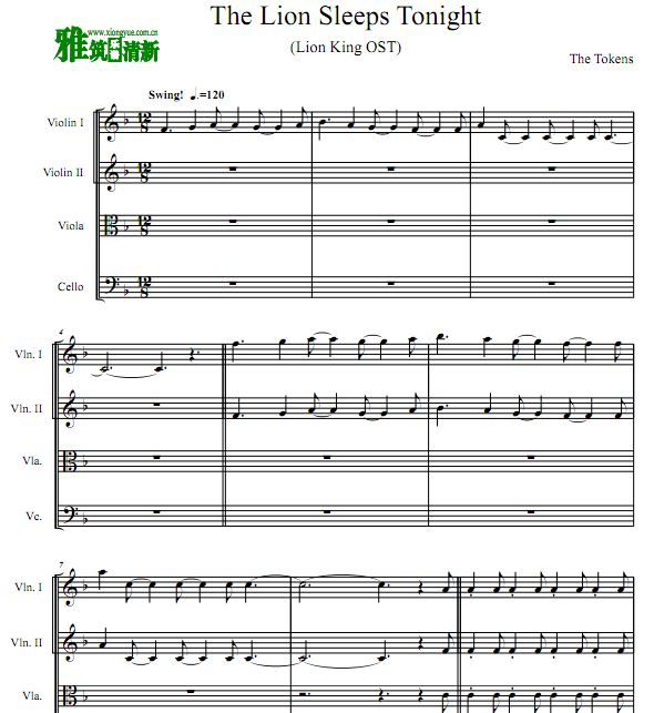 The Lion Sleeps Tonight 