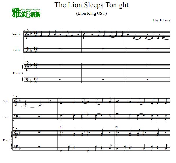 The Lion Sleeps Tonight Сٴٸ