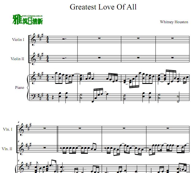 Greatest Love Of All Сٶٰ