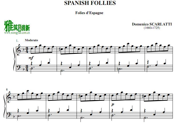 Alessandro Scarlatti - Folies d'Espagne 