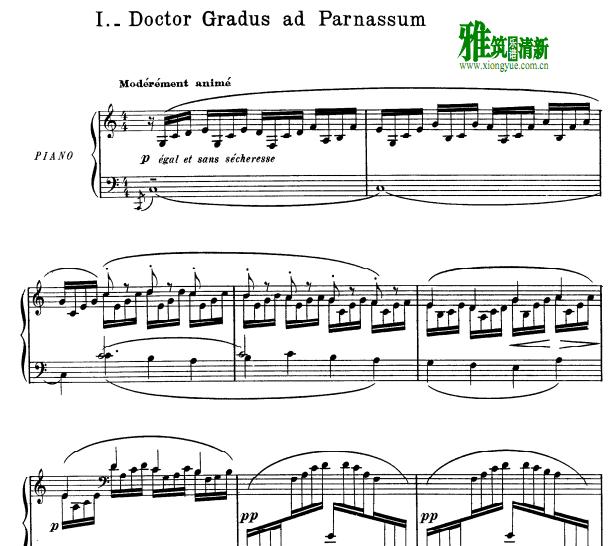 Debussy ± Doctor Gradus ad Parnassum