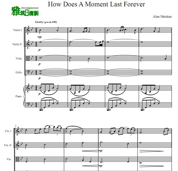 How Does a Moment Last Forever ��С�����������ٺ�����