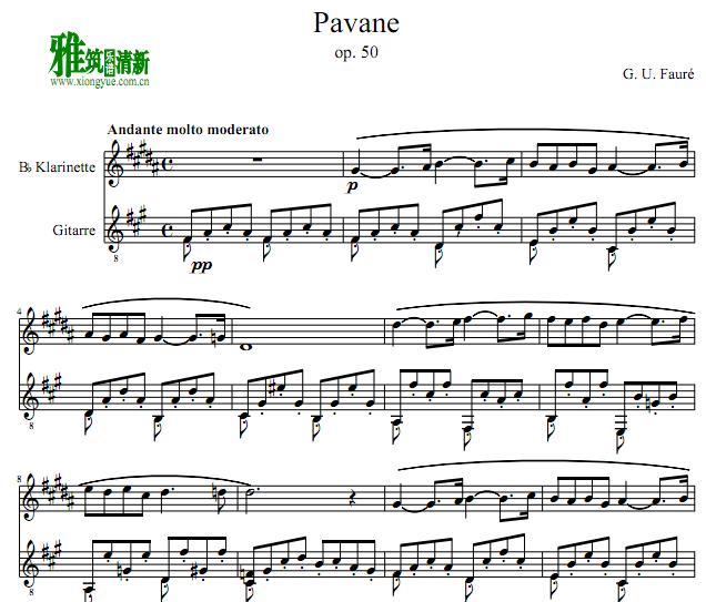 Faure Pavane   Op. 50ɹܼ