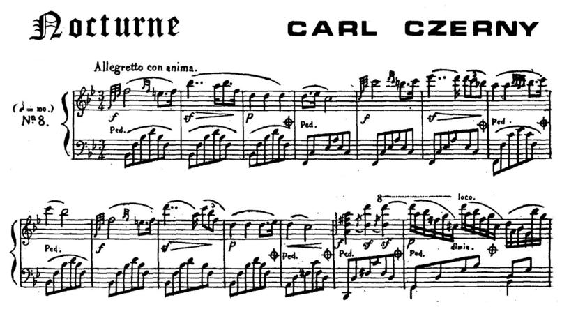  Carl Czerny - Nocturne op.368 no.8 ҹ huit
