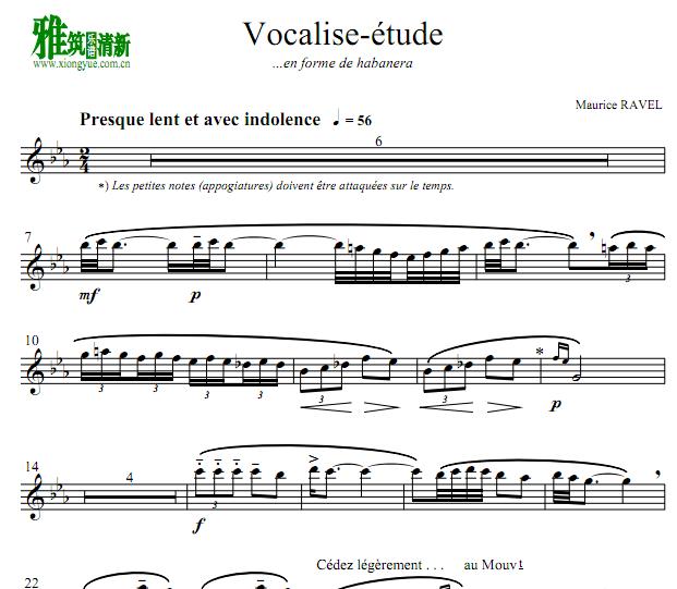 RAVEL  Vocalise-étude ˫ɹ