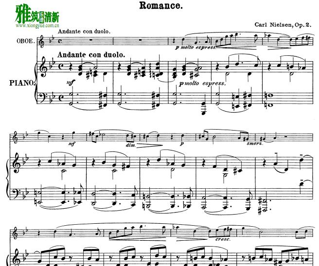 carl nielsen ·ɭ Op.2 Romance ˫ɸٰ