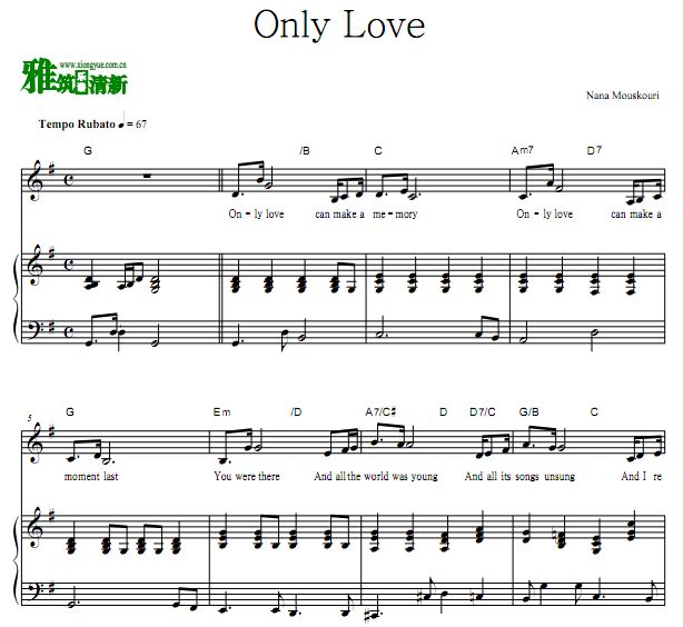 Nana Mouskouri - Only Loveٰ 