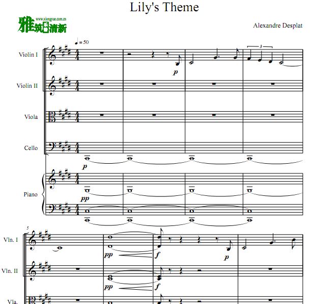 Lily's Theme ٰ