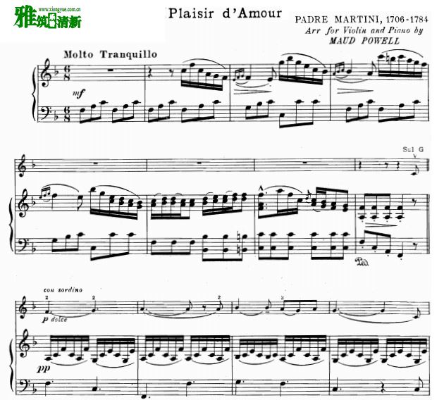 Plaisir d'amour  ϲСٸٰ