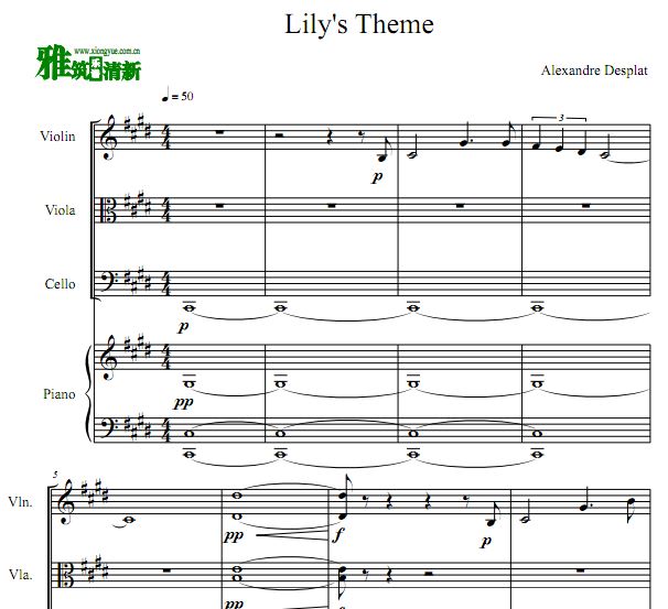  Lily's Theme Сٴٸ