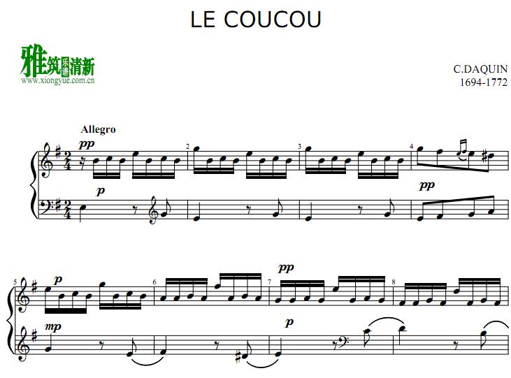 Daquin - Le Coucou ￲ 