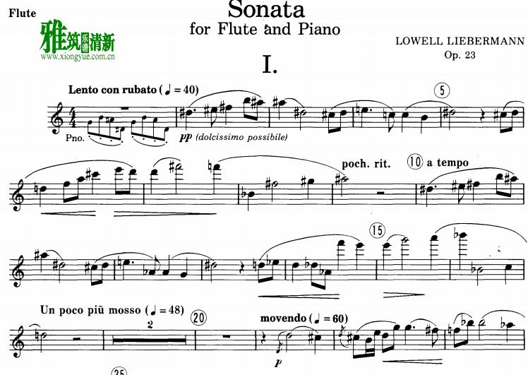  Liebermann Sonata Op.23 