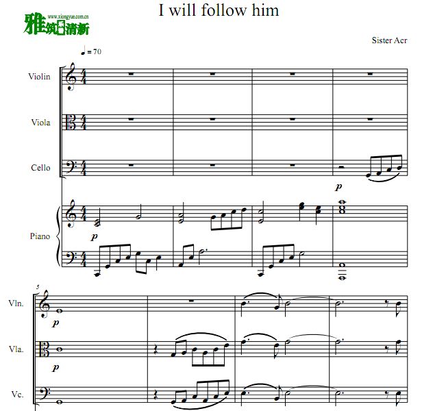 I Will Follow Him Сٴٸ