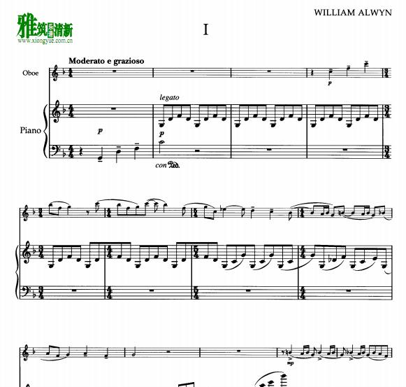 William Alwyn ������ ˫�ɹ����������ٰ����� Sonata for Oboe and Piano