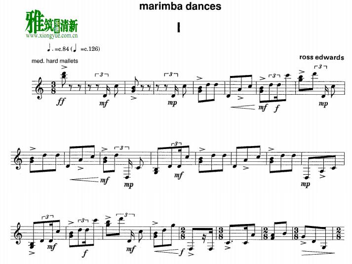 Ross Edwards  ˹·» ְ- Marimba Dances ְ