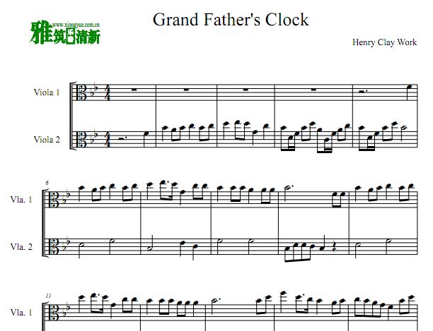 үүĴ Grandfather's Clock ϵĴٶ