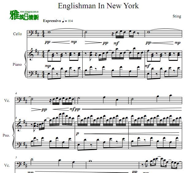 Englishman In New York ٸٺ