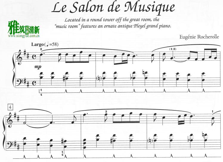 Rocherolle Eugenie - Le Salon de Musique