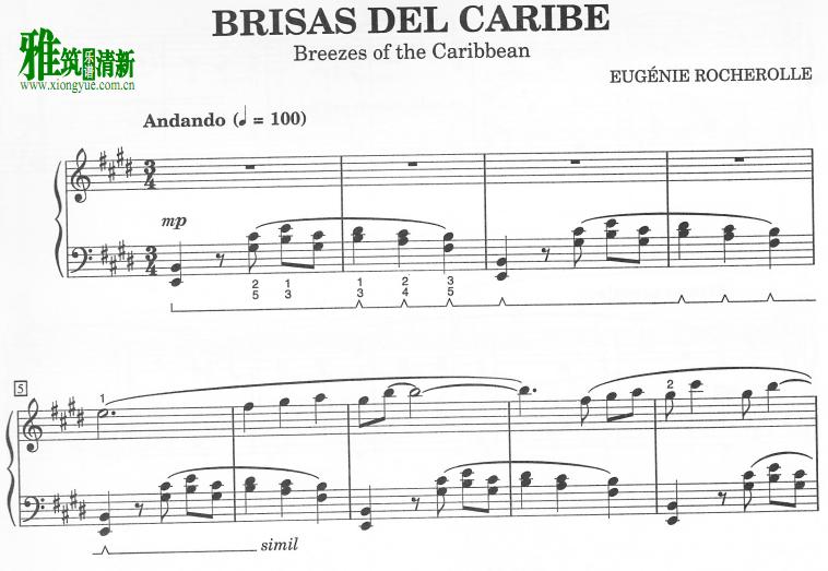 Eugenie Rocherolle - Brisas del Caribe