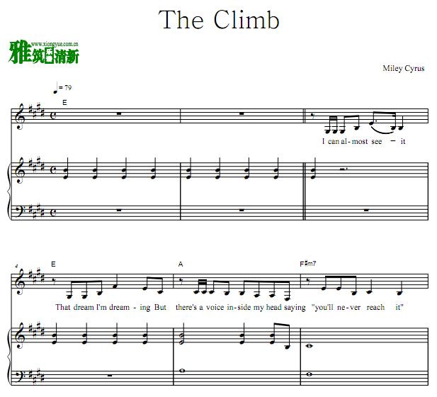 Miley Cyrus -The Climbٰ