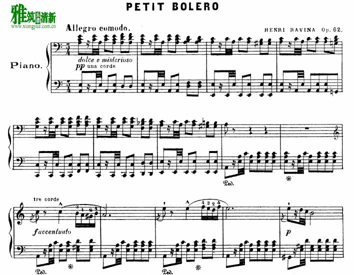 Ravina - Petit Bolero