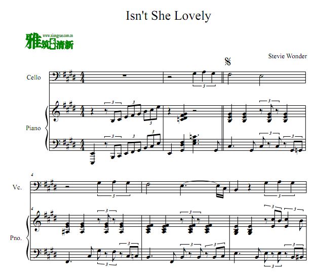 Isn't She Lovely  ٰ