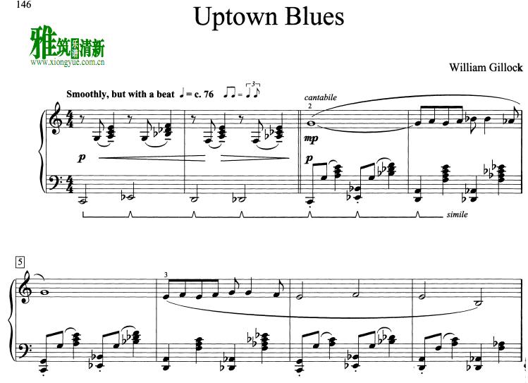 William Gillock - Uptown Blues