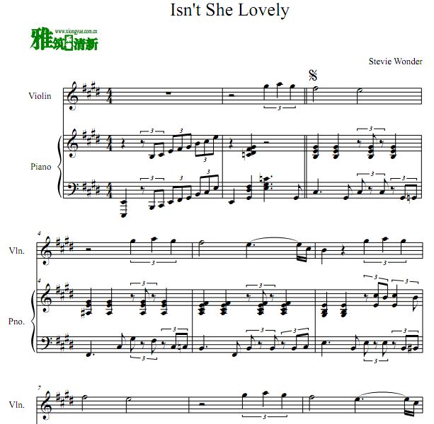 Isn't She Lovely С ٰ