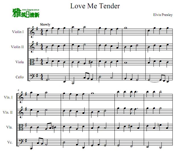 Love Me Tender 